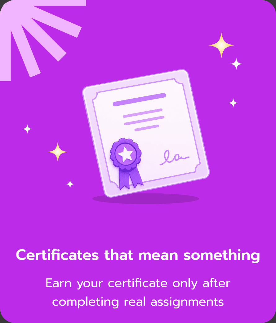 Certificates that mean something